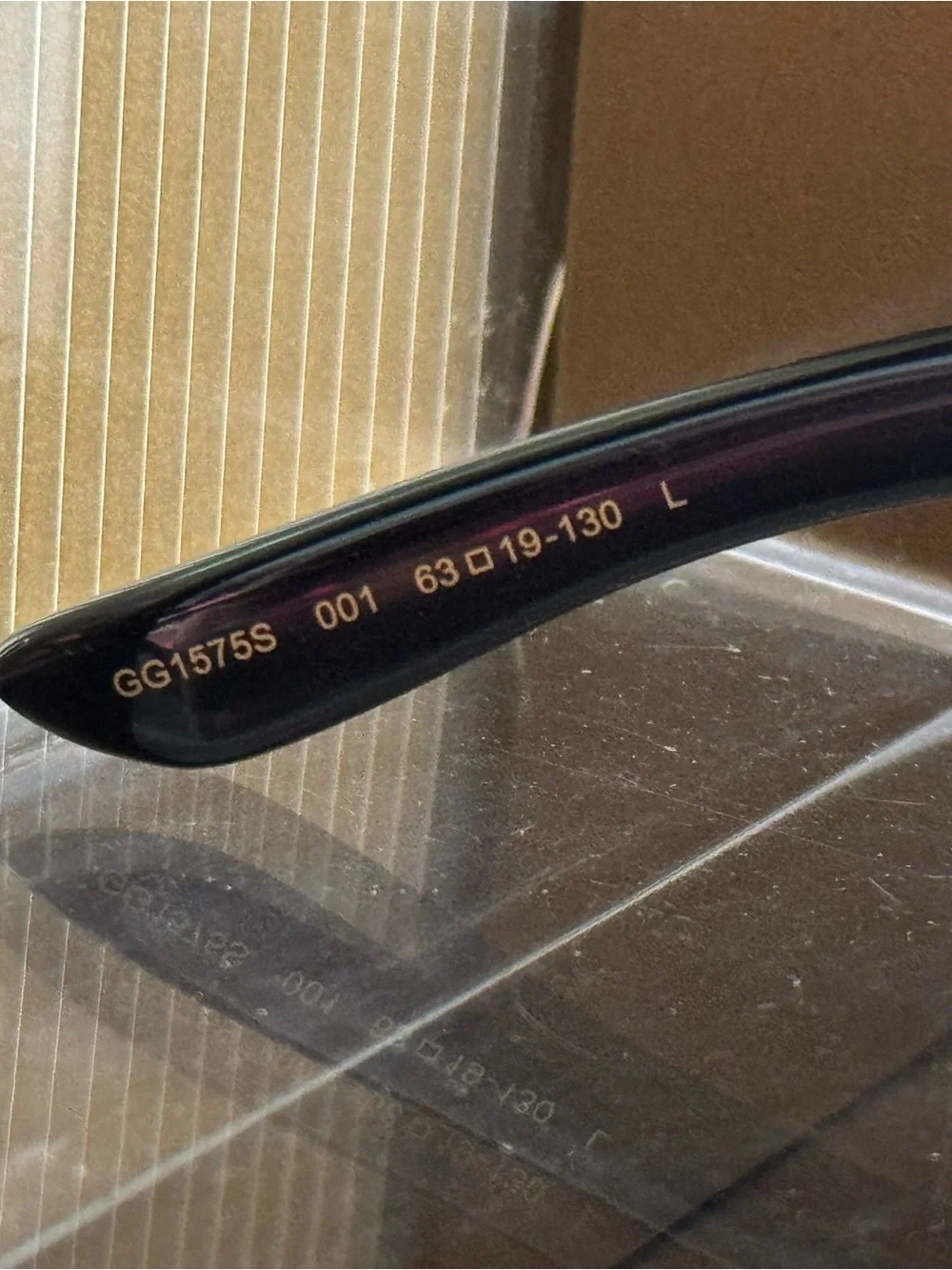 Gucci Black Unisex Wrap Sunglasses with Dark Lenses